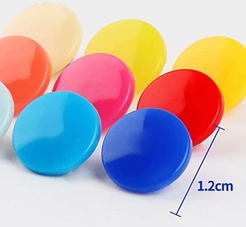 BetterJonny 24 renkli KAM çıtçıt saklama kabı, 360 set, boyut 20 T5, plastik bağlantı elemanları, delgeç, çıtçıtlı kapaklar, kumaş bez/önlükler, kağıt bez/bebek bezi/anne pedleri için dikişsiz düğmele