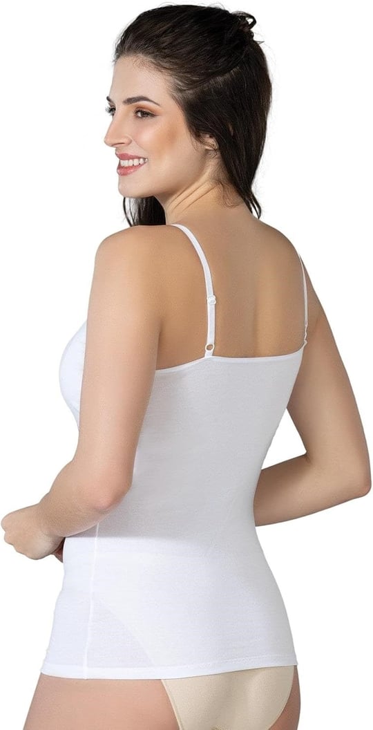 BEYAZ MI Emay 1414 Modal Cotton Emzirme Atlet - Bedenler: S, L, XL