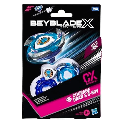 Beyblade X Starter Pack Cesaret Dran S 6-60 V CX Top ve Sürahi ile