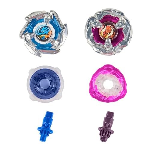 BEYBLADE X Xtreme Savaş Seti, Beystadium Arenalı X-Celerator Rail, 2 Sağ Dönen Top Oyuncak, 2 Fırlatıcı, Erkek ve Kız Oyuncakları, 8+
