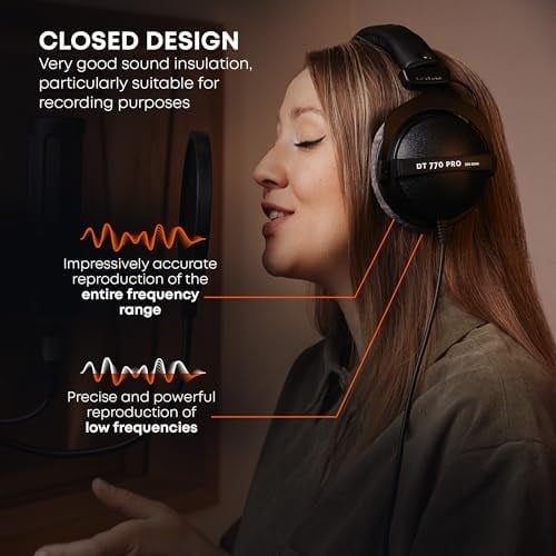 beyerdynamic DT-770 Pro-Studio Kulaküstü Kulaklık (250 Ohm)