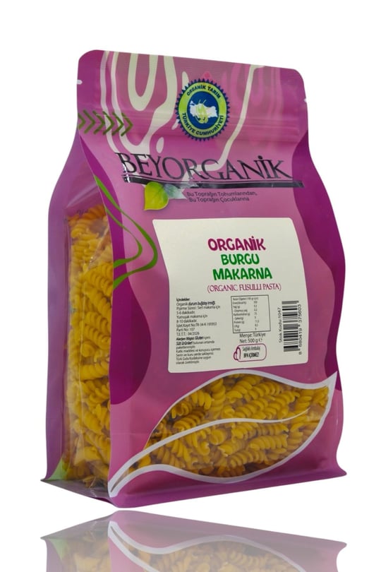 Beyorganik Burgu Makarna 500 Gr