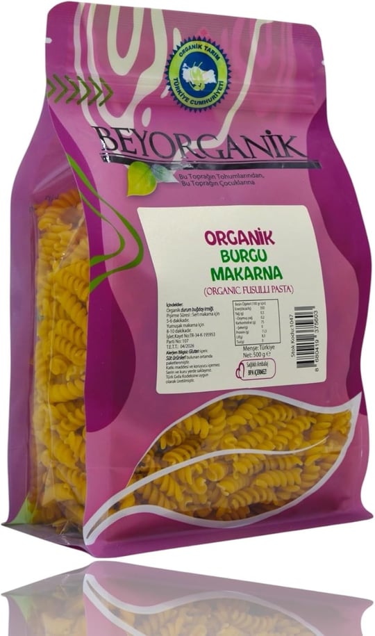 Beyorganik Burgu Makarna 500 Gr