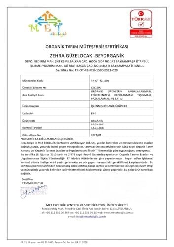 Beyorganik Burgu Makarna 500 Gr