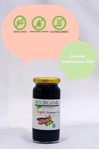 Beyorganik Keçiboynuzu Pekmezi Özü 315 gr - Seçenekler: Keçiboynuzu, Dut, Üzüm