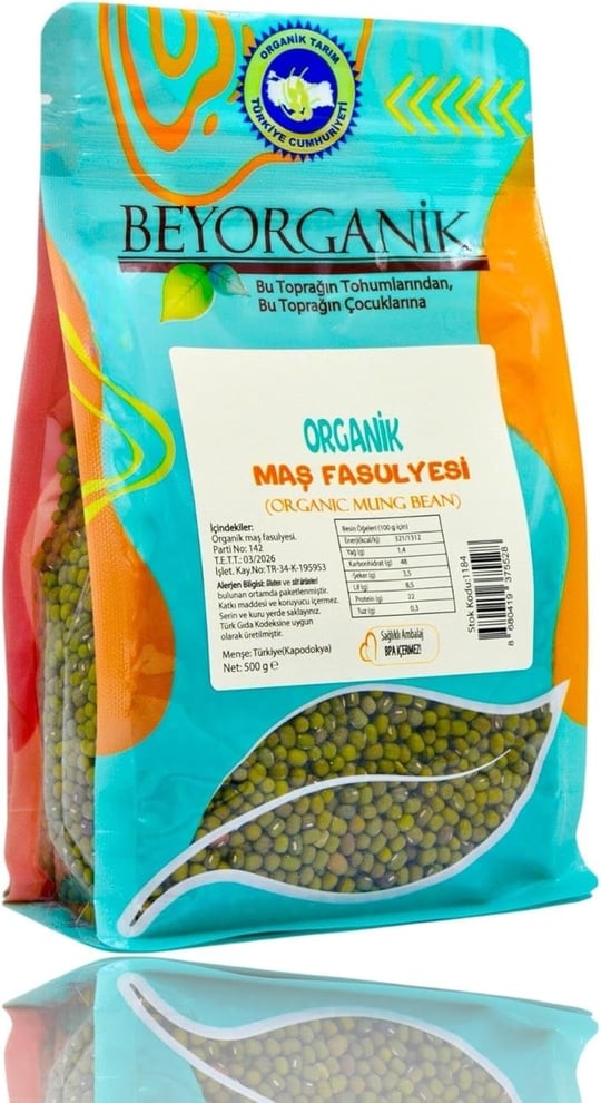 Beyorganik Maş Fasulyesi 500 Gr