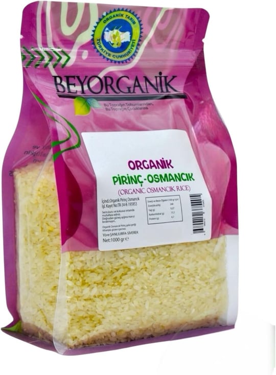 Beyorganik Organik Pirinç Osmancık 1 Kg