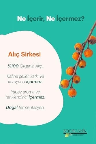 Beyorganik Sirke Alıç 500 ml