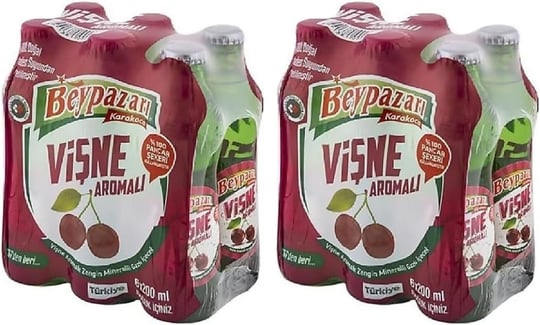 Beypazarı Vişne Aromalı Maden Suyu 6x200 ml