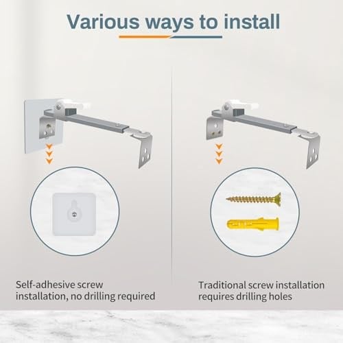 Bezant Metal TV Güvenlik Kayışları, İleri veya Geri Devrilmeyi Önlemek İçin Bebek Prova için TV Çapaları, Düz Ekran için TV Askıları Güvenliği, Ayarlanabilir Uzunluk Aralığı 8,6 inç ila 14,1 inç (2 Pa