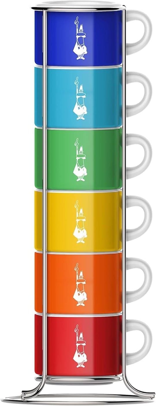 Bialetti - 6lı İstiflenebilir Fincan Seti
