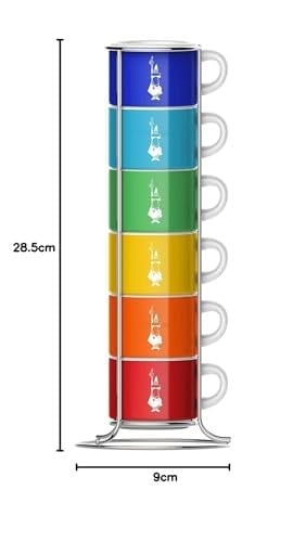 Bialetti - 6lı İstiflenebilir Fincan Seti