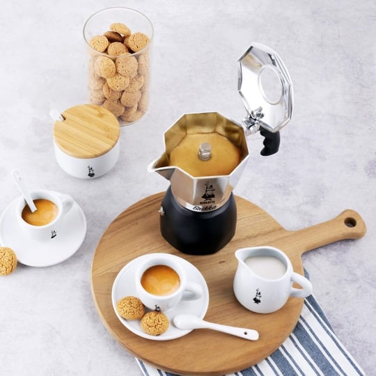 Bialetti Brikka Moka Pot 4 Cup Siyah