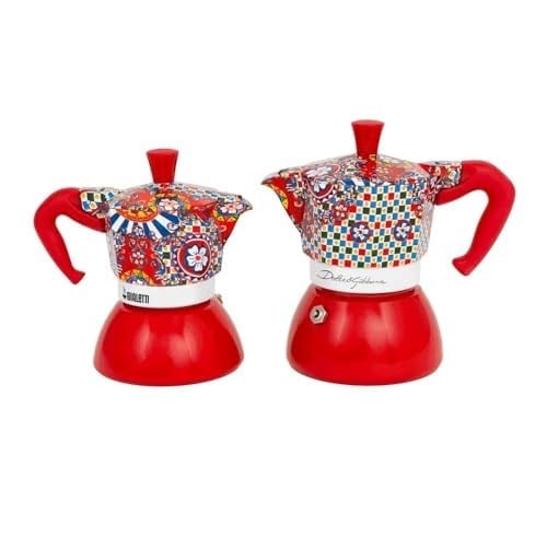 Bialetti Dolce & Gabbana Mochinduction 2 Kupa İndüksiyon ve Doğrudan Ateş (Kahve Makinesi, Espresso Makinetta)