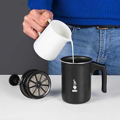 Bialetti Tuttocrema Alüminyum, Siyah, 6 Su Bardağı, 1L