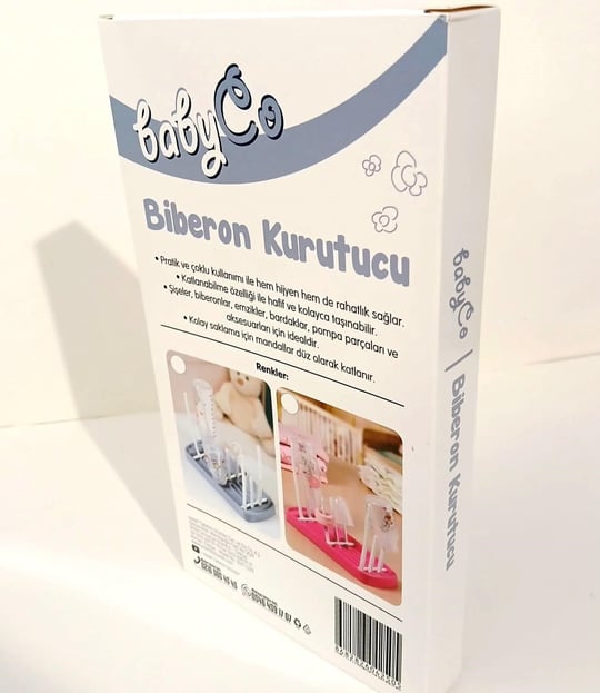 Biberon Kurutucu, Pratik ve Çoklu Kullanım, Taşınabilir Tasarım, Mavi Renk, Şişe ve Emzik Aksesuarları İçin