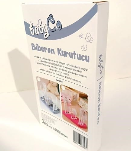 Biberon Kurutucu, Pratik ve Çoklu Kullanım, Taşınabilir Tasarım, Mavi Renk, Şişe ve Emzik Aksesuarları İçin