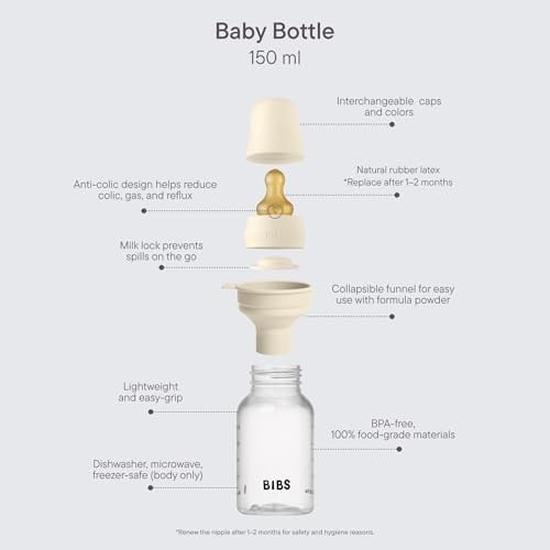 Bibs Baby PP Bottle Kauçuk Uç Biberon Sage 150 ml