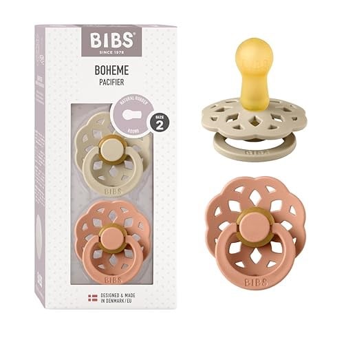 Bibs Boheme İkili Kauçuk Emzik-Vanilla/Peach 6-18 Ay