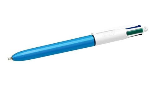 BIC 4 renkli tükenmez kalem, orijinal, tekli paket, ofis, ev, ofis veya okul için ideal