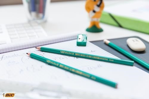 BIC Evolution Kırmızı Kopya Kalemi 12li Kutu,Kıymık Oluşturmaz, Çiğnemeye Karşı Dayanıklı, Kolay Açılır