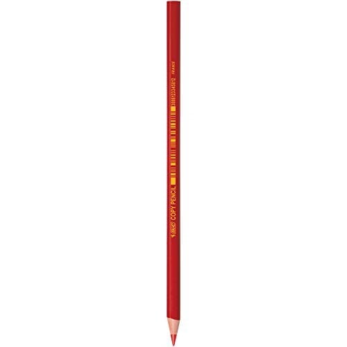 BIC Evolution Kırmızı Kopya Kalemi 12li Kutu,Kıymık Oluşturmaz, Çiğnemeye Karşı Dayanıklı, Kolay Açılır