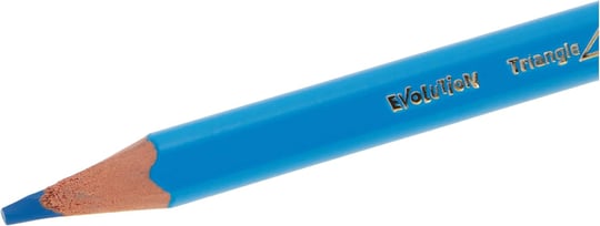 BIC Kids Evolution Üçgen Jumbo Kuru Boya Kalemi, 12li Kutu, 2 Yaş ve Üzeri Çocuklar için İdeal, Kıymık Oluşturmaz, Çiğnemeye Karşı Dayanıklı