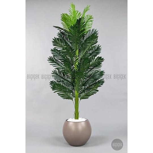 Biçiçek Yapay Areka Ağacı 160-180 Cm Kahverengiküre170cm