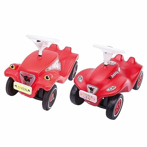 BIG, 800056486, BIG Bobby Car Benim Plakam, Kişiselleştirilebilir, Çıkartma Sayfalı, Kolay Montaj, Çeşitli Semboller, Renkli Arka Plan