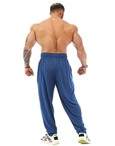 BIG SAM SPORTSWEAR COMPANY Mens Baggy Sweatpants with Pockets, Oldschool Loose Fit Gym Pants