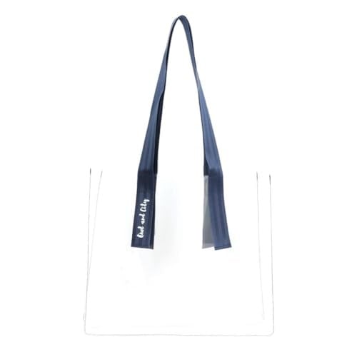 Biggdesign Owl And City Şeffaf Alışveriş ve plaj çantası
