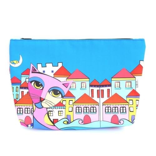Biggdesign Owl And City Şeffaf Alışveriş ve plaj çantası
