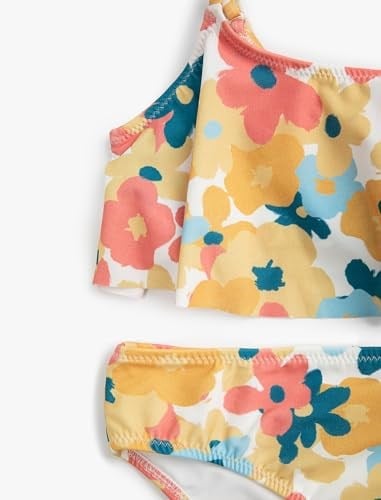 Bikini Takımı Çiçekli İnce Askılı