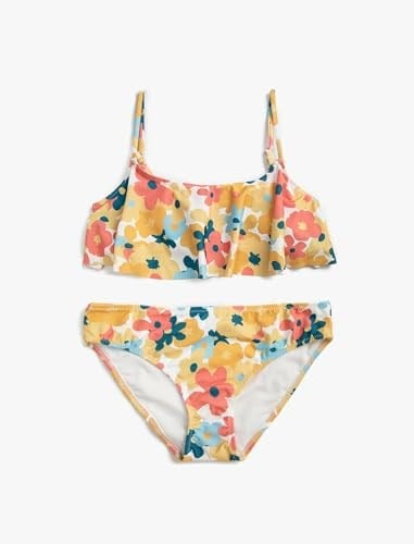 Bikini Takımı Çiçekli İnce Askılı