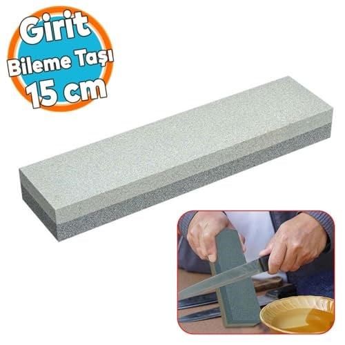 Bileme Taşı 15 cm Bıçak Balta Testere Nacak Satır Keskinleştirme Girit Taş Bileyleme