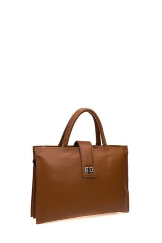 Bilik Deri Taba Rölax Deri Unisex Laptop & Evrak Çantası BLM093045 (Taba Rölax Deri)