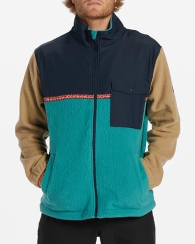 Billabong BOUNDARY TRAIL ZIP Yeşil Erkek Polar Yeşil S
