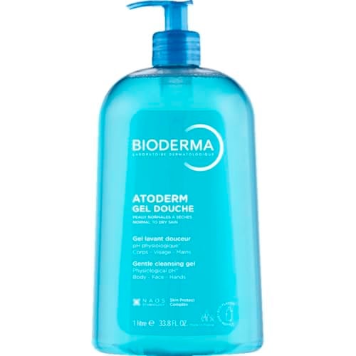Bioderma Atoderm Shower Gel Aile Boyu Kuru Ciltler için Nemlendirici Duş Jeli Bebek Çocuk Yetişkin 1 Lt - Seçenekler: 1 LT, 1 LT (2 paketi), 200 ML, 100 ML, 100 ML (2 paketi)
