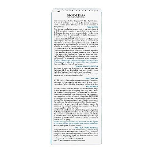 Bioderma Hydrabio Perfecteur Işıltı Veren Nemlendirici SPF30 Güneş Koruyuculu Yüz Kremi Niasinamid 40 ml