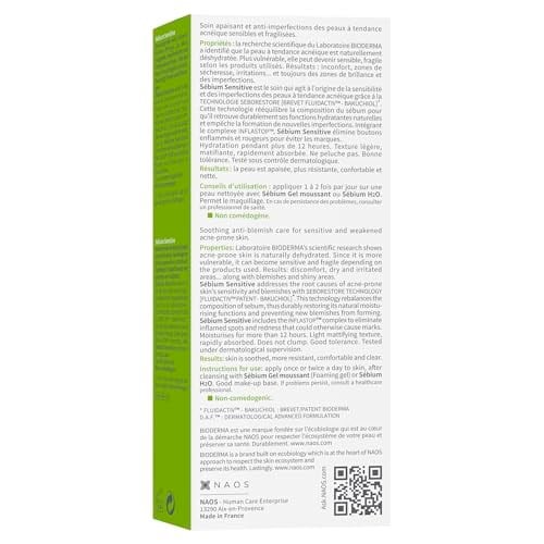 Bioderma Sébium Sensitive Karma, Yağlı ve Akne Eğilimli Ciltler Yatıştırıcı Nemlendirici Bakım Kremi 30 ml