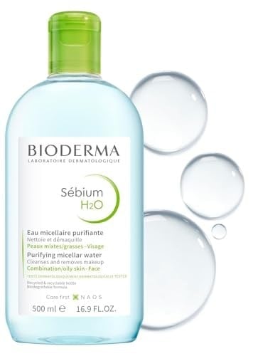 Bioderma Sebium H2O Karma, Yağlı ve Akne Eğilimli Ciltler için Micellar Makyaj Temizleme Suyu