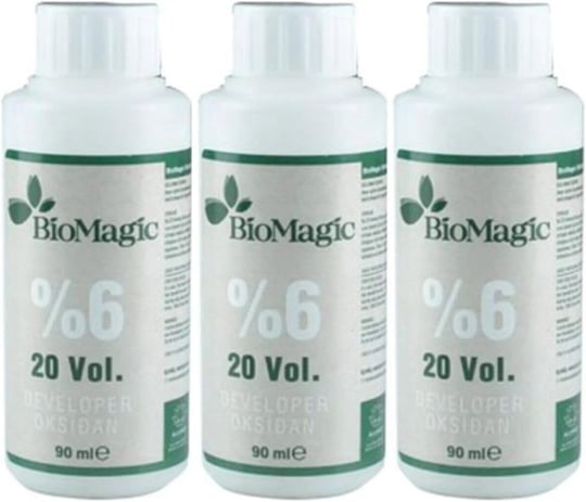BioMagic Developer Peroksit-Oksidan %6 20 Volüm 90 ml, 3 Adet