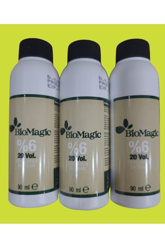 BioMagic%6 20 Volum Developer Oksidan, 90 ml x 3 Adet, Sıvı Peroksit