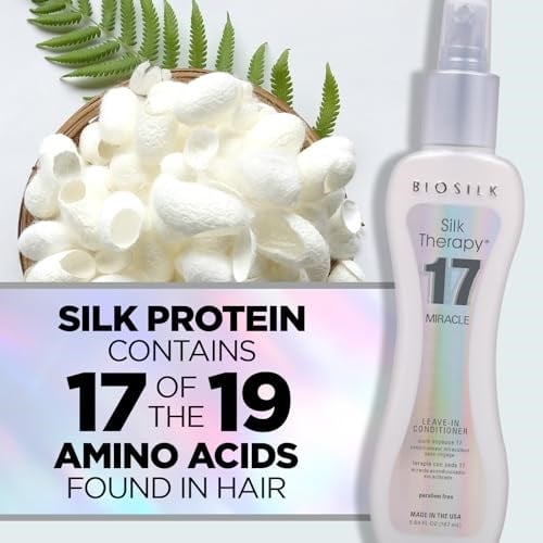 Biosilk Silk Therapy İpek Özlü 17 Miracle Durulanmayan Sprey Krem 167 ml