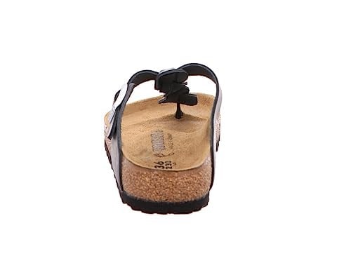 Birkenstock Gizeh Leoi Braided Parmakarası Siyah Kadın Terlik