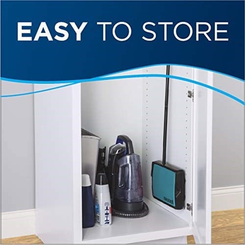 Bissell Easy Sweep Kompakt Halı ve Zemin Süpürgesi, 2484A, Camgöbeği