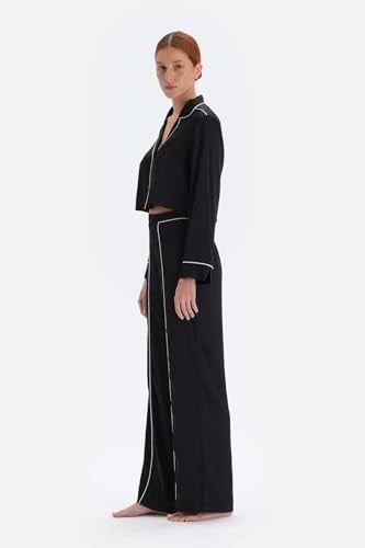 BİYE DETAYLI BRIDE SATEN PİJAMA TAKIM