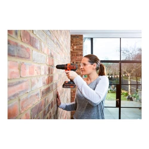 Black + Decker Bdchd18Kb Li/Ion Akülü Vidalama, Çok renkli