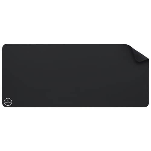 Black Deer Siyah Professional Oyuncu Gaming Mouse Pad,Ofis, Kaydırmaz Taban Mouse Pad (90x40 XL) - Seçenekler: 30cm x25cm S, 35cm x28cm M, 70cm x30cm L, 90cm x40cm XL
