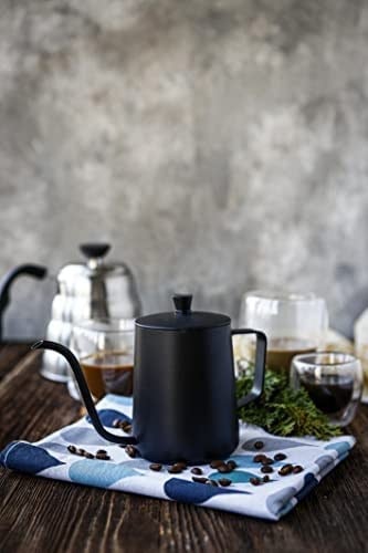 Black Goat Home Barista Mini Drip Kettle Kapaklı 600 ml (Kahve Demleme İbriği)